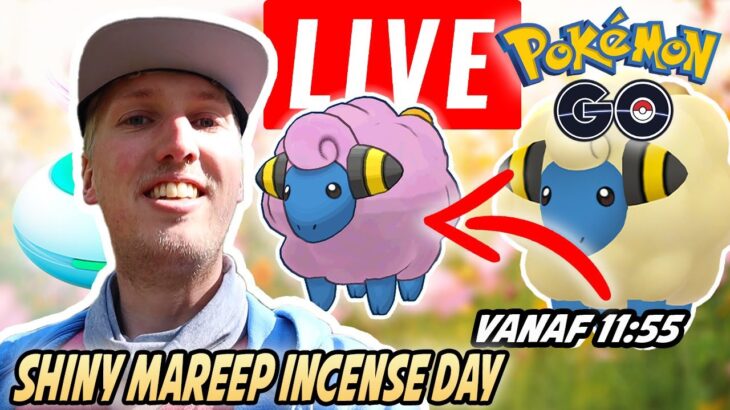 Pokemon GO Nederlands – Shiny Mareep Incense Day Nederland LIVE