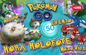 SHROOMISH HORA HOLOFOTE POKEMON GO EVENTO HOENN RAYQUAZA NEW REIDE KYOGRE GROUDON | POKEMON GO LIVE