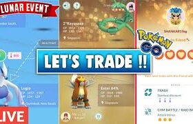 Pokemon Go Live Trade For Lucky Pokemons | Lunar Event