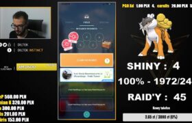 Raid Hour! Kolejna 100%! Shiny Raikou hunt! Pokemon GO