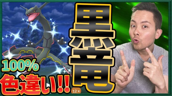 黒龍復刻！レックウザ色違い100％狙うぞ！飴XL集めるぞ！【ポケモンＧＯ】