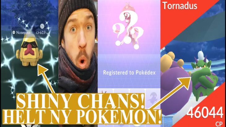 Pokemon GO på Svenska | NY POKÉMON + SHINY NOSEPASS & TORNADUS CHANS!  | Johans Pokemon GO