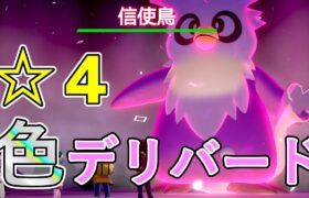 【色違いレイド】「☆４デリバード」【ポケモン剣盾】