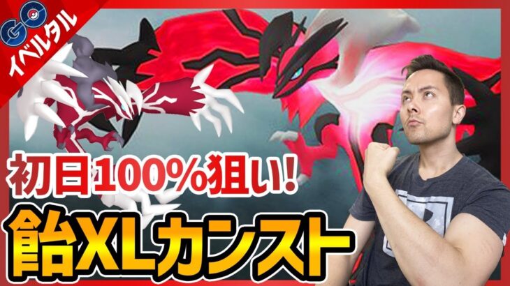 イベルタル100%飴XL296を初日でカンストさせたい！フェアリーYイベント開始！【ポケモンＧＯ】