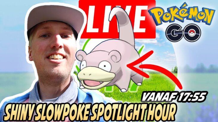 Pokemon GO Nederlands – Shiny Slowpoke Spotlight Hour Nederland LIVE (AKA transfer Gible!)