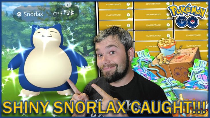 SHINY SNORLAX FINALLY CAUGHT AFTER OVER 400 ENCOUNTERS! (Pokemon GO)