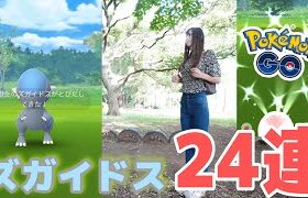 【ポケモンGO】色違い狙ってズガイドスタスク24連!