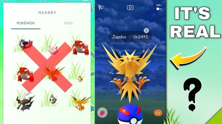 🤨 Legendary Pokemons in wild ? | Get Legendary Pokemons in wild in Pokemon go.