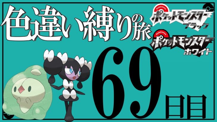 新・BWで色違い縛りの旅  -69日目-【ポケモンBW】