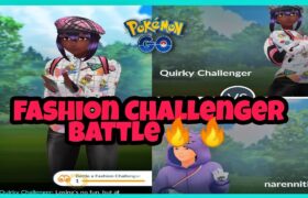 Battle Fashion Challenger in Pokemon Go | Quirky Challenger | Fashion Week #shorts