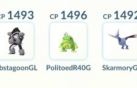 Obstagoon Politoed Skarmory | Pokémon GO Great League GBL | ポケモンGO グレートリーグ GOバトルリーグ | Liga Super