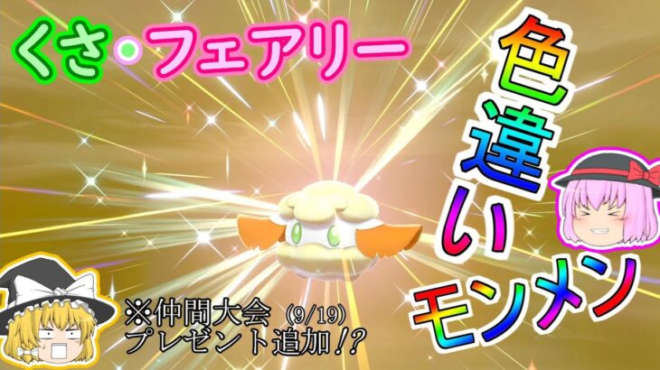 ポケモン剣盾「色違い モンメン!!」【ゆっくり実況】