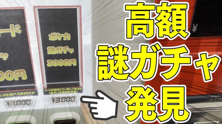 【ポケカ】1回3000円もする謎ガチャから何が出るか知りたい男！！～録画ミスからの謝罪もあるよ～【開封動画】