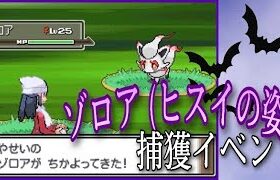 【ポケモンDPt】ゾロア(ヒスイの姿)捕獲イベント【Pokémon LEGENDS アルセウス】
