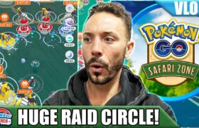 OMG! *13 GYM RAID CIRCLE* SUPRISE! LIVERPOOL SAFARI ZONE FINALE | Pokémon GO Vlog