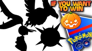 Use this Team *ONLY* if you want to win in GO Battle League Halloween Cup for Pokemon GO