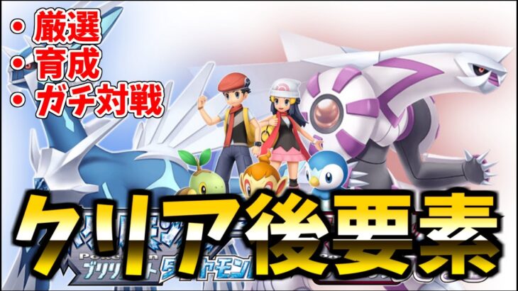 【ポケモンBDSP】クリア後色々やるぞ！！！！【バトルタワー攻略/孵化余り配布】