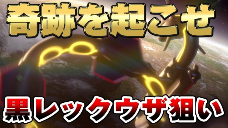 【ポケモンBDSP】睡魔の限界まで黒レックウザ狙い配信！奇跡を起こせ【ダイヤモンド/パール】