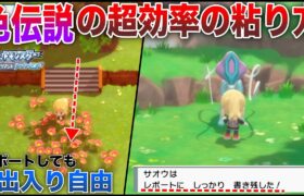 【超便利】知らないと損…ハマナスパークに閉じ込められず”色違い伝説”を粘る方法を検証して解説します！【ポケモンBDSP/レジェンズ】