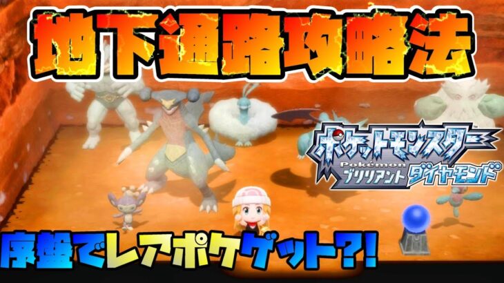 【ポケモンBDSP】レアポケモン多数！！ダイパリメイクの地下大洞窟がすごいことになってた！！