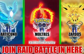 Live Join Raid Battle Pokemon Legendary Articuno-Moltres-Zapdos | Pokemon Go 26 November 2021