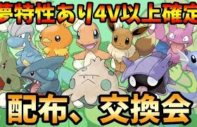 キノココ,シェルダー,フカマル,ヨーギラス,タツベイ,グライガー,ミニリュウ,アチャモ,イーブイ,ヒトカゲ！夢特性あり！4V以上確定配布します！早い者勝ち【ポケモンダイパリメイク】【ポケモンBDSP】