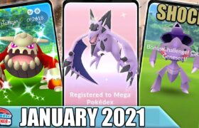 *JANUARY 2022* EVENTS – MEGA AERODACTYL, HEATRAN & ONIX BREAKTHROUGH + MORE | Pokémon GO