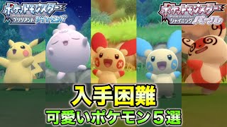 【ダイパリメイク】入手難易度が高い可愛いポケモンの入手方法・入手場所を紹介！