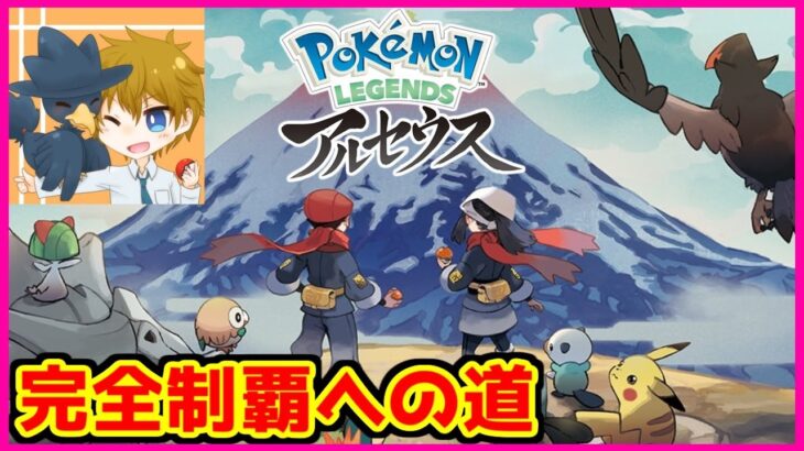 【全ポケモン図鑑レベル10を目指して】ポケモンレジェンズアルセウス完全制覇への道#2【Pokémon LEGENDS アルセウス】