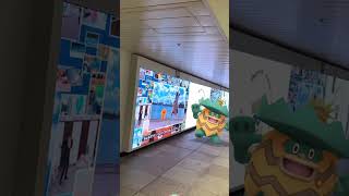 【ポケモンGO】Pokémon GO 5周年 野外広告で 私のAR写真が映ってた！ #tiktok #pokemongo #shorts