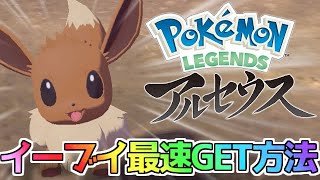 歴代最速でゲット可能！イーブイ入手方法まとめ！【ポケモンLEGENDSアルセウス】【ゆっくり実況】