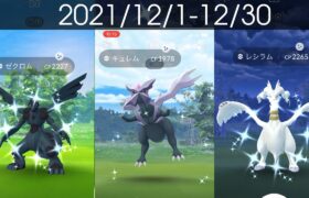 [Shiny! Shiny! Shiny!] ポケモンGO 色違い遭遇集 2021/12：ウィンターイベント/コミュニティデー2021 [Pokémon GO]