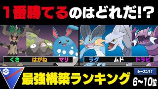 【最新版】スーパーリーグ最強パーティーランキング ！！6位～10位【シーズン11】【ポケモンGO】