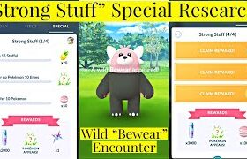 “Strong Stuff” Community Day Special Research Pokemon Go | Stufful Community Day Research Pokemon Go