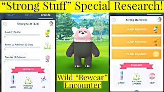 “Strong Stuff” Community Day Special Research Pokemon Go | Stufful Community Day Research Pokemon Go