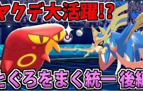 【ポケモン剣盾】まさかのヤグデが大活躍で相手パーティが半壊する!?「とぐろをまく統一パーティ」