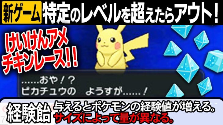 ポケモン廃人考案『けいけんあめチキンレース』が神ゲーすぎたｗｗｗｗｗ【今日ポケ】