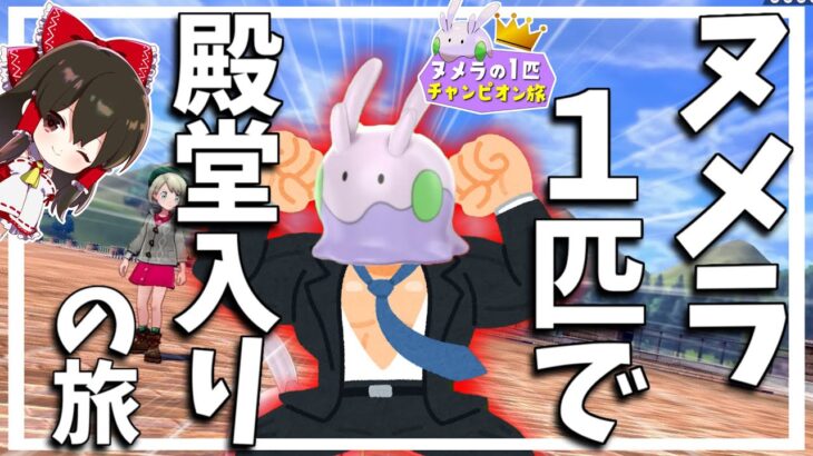 【ポケモン剣盾】ヌメラ１匹縛りでチャンピオン目指す旅　その8【ゆっくり実況】