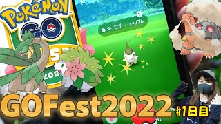 8時間ポケ活GOFest2022 First day色違いフィーバータイム発動‼in愛知県#ポケモンgo