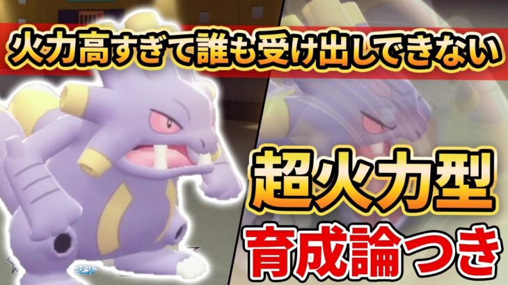 【ダイパリメイク】”バクオング”の火力がヤバすぎて受け出せるポケモンほとんどいない説。【ポケモンBDSP】(育成論付き)