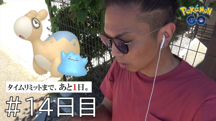 【ポケモンGO】今年初の熱中症警戒アラート発令！色違いドンメル探しは最終局面へ！最終日は予備日と考えて「きらりんチャレンジ」に心臓を捧げよスペシャル！【ポケカ14日目】