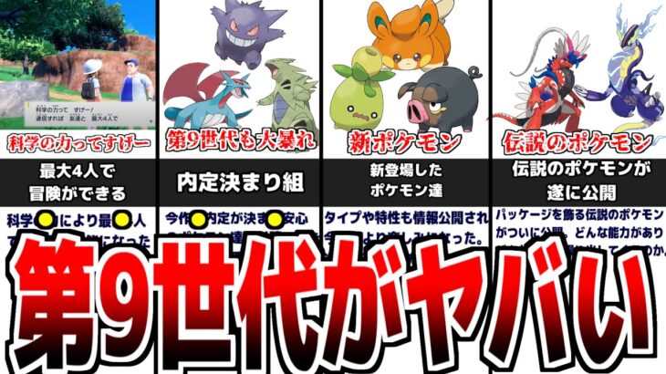 【最新情報】新作の伝説のポケモンが公開!今までにない追加要素も!?最新情報について解説。【ポケットモンスター スカーレット・バイオレット】