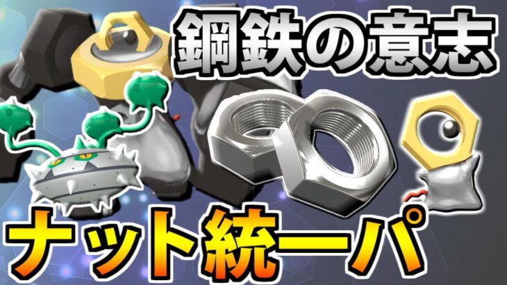 【ポケモン剣盾】メルタン&メルメタル出陣!!  鋼鉄要塞のナット統一パ!!【7月10日】