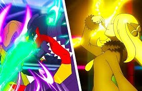 IRIS VS CYNTHIA – Full Battle | Pokemon AMV