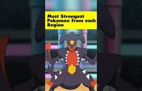 Most Strongest Mega Pokemon from each Region #shorts #pokemon