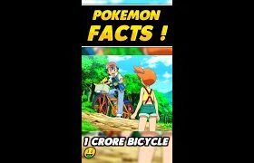 Pokemon Bicycle 1 CRORE 🤑💰 | Pokemon Fact | #shorts #youtubeshorts #pokemon #pikachu