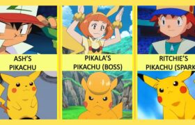 Pokemon Trainers with Pikachu