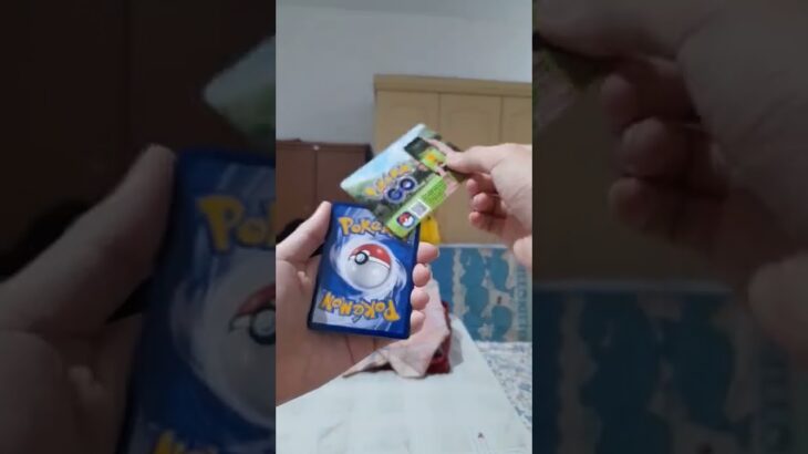 Unboxing Pokemon Go Booster pack #pokemon #pokemongo #pokemoncards #unboxing