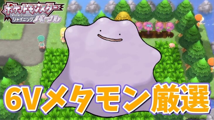 【ポケモンダイパリメイク】ポケトレ100連鎖！ 6Vメタモンを求めて【BDSP】