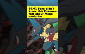 99.9% Fans didn’t know this fact about Mega evolution #shorts #pokemon